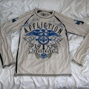 AFFLICTION 1973 LONG SLEEVES SHIRT